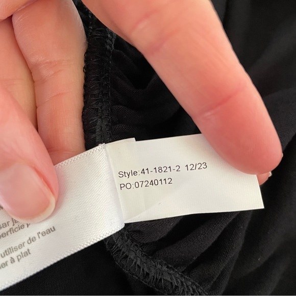 ELOQUII One Shoulder Tee With Ruching Size 18 / 20 Stretch Asymmetrical Goth - Picture 6 of 7